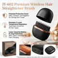 J.Y 602 PRO wireless hair straightener brush cordless rechargeable