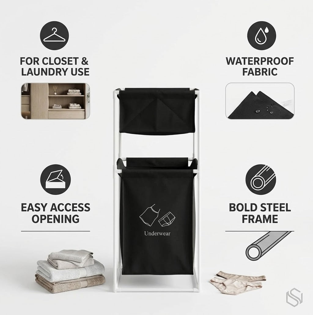 Dirty Clothes Storage Basket