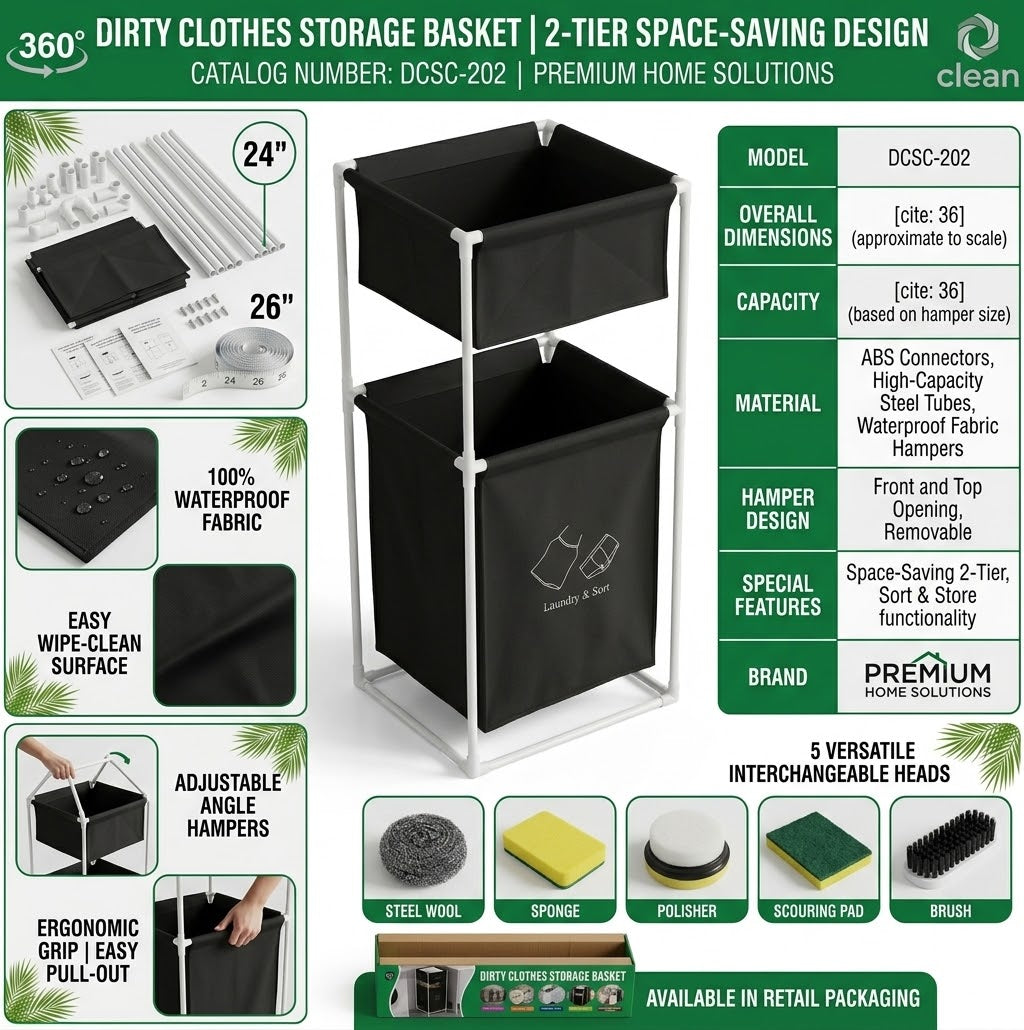 Dirty Clothes Storage Basket
