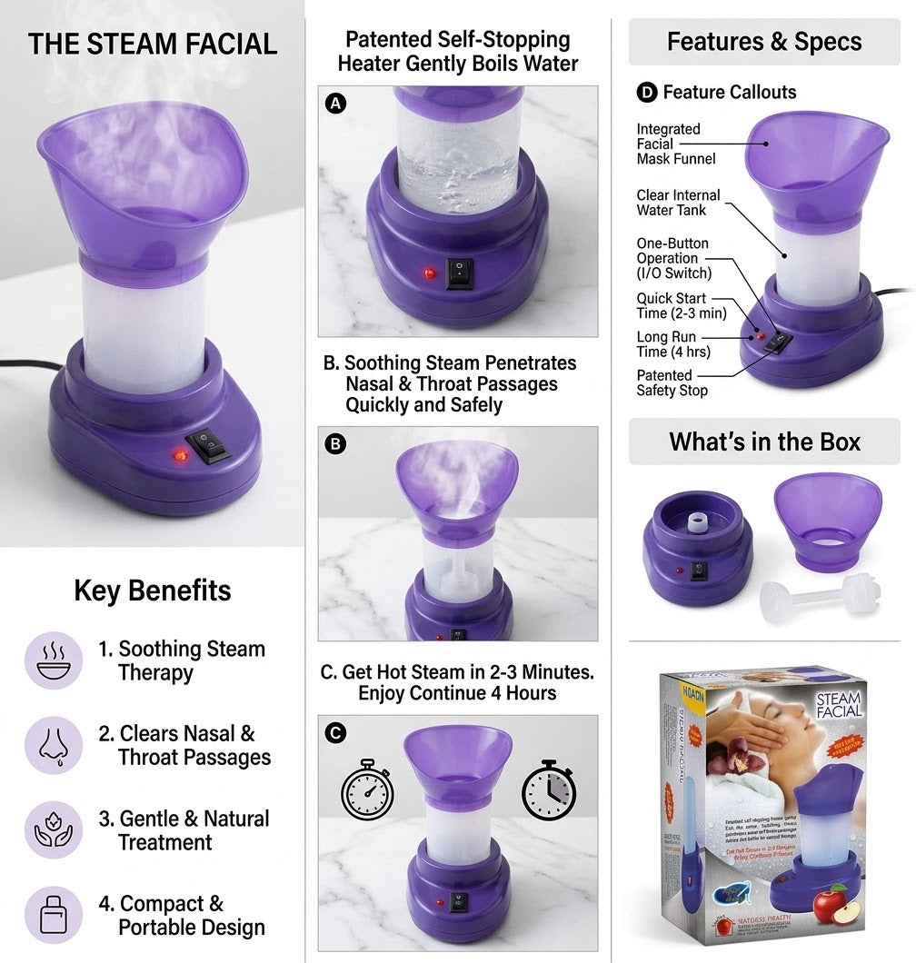 Steam Facial and Inhaler