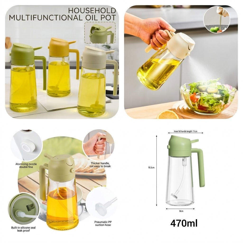 2 In 1 Spray able Oil Jug