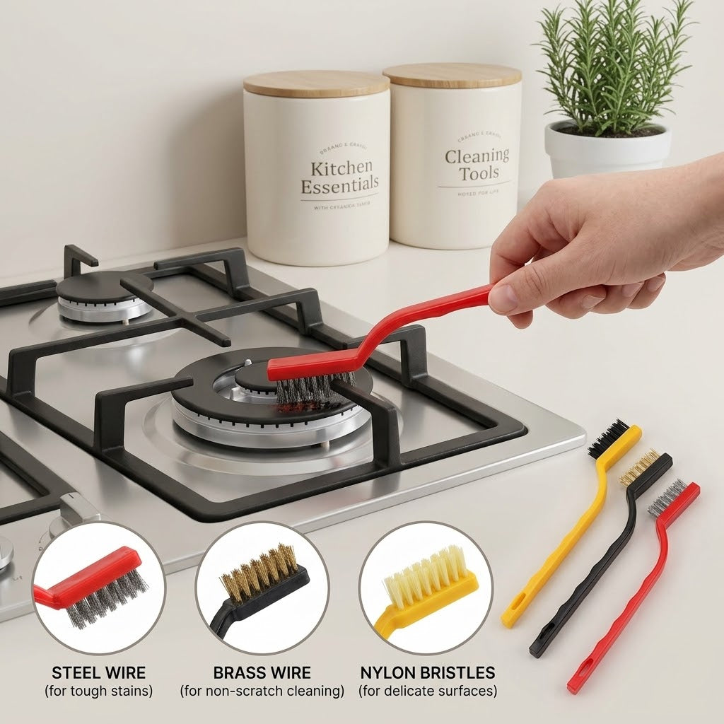 Pack Of 3 Wire Brushes