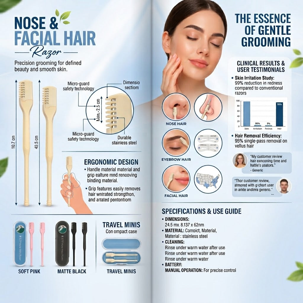 Pack Of 2 Nose Trimmer